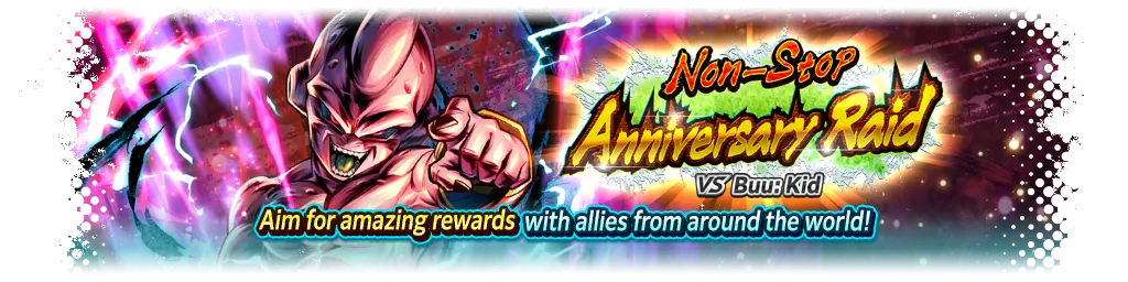 Raid Consecutivo de Aniversario contra Majin Buu puro