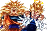 ¡Lo hiciste bien, Vegeta! Je... ¡Tú también!